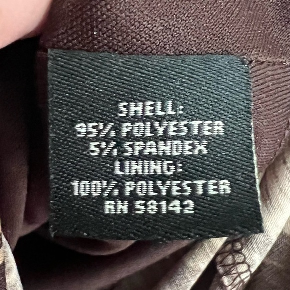 Peck & Peck Collection Animal Print Midi Dress Ruched V Neck Stretchy Comfy 14 - Picture 10 of 11